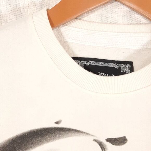 Blind Rooster Asian Graphic Sweatshirt Women's SZ Medium "Every Year Have Fish" - Picture 7 of 16